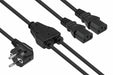 EAN 4066857000347 - Kabelmeister SK0136-S020 cable de transmisión Negro 2 m Enchufe tipo E+F Acoplador C13 2 x imagen 1
