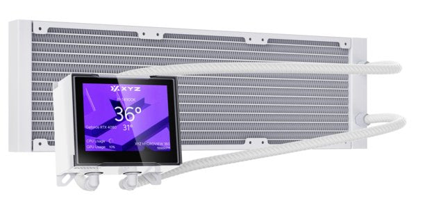EAN 6978262010508 - XYZ HYDROVIEW AIO 360 Procesador Sistema de refrigeración líquida todo en uno 12 cm Blanco 1 pieza(s) imagen 4