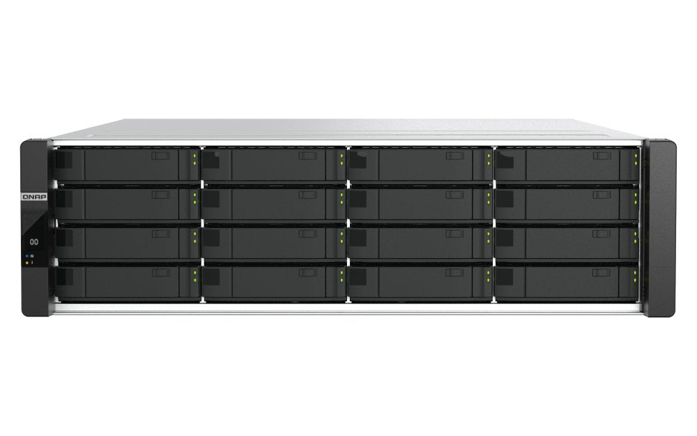 EAN 4711103086483 - QNAP ES1686dc R2 NAS Bastidor (3U) Intel® Xeon® D D-2142IT 48 GB DDR4 0 TB QNAP QES Negro, Gris imagen 1