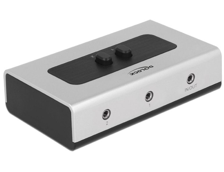 EAN 4043619876990 - DeLOCK 87699 interruptor de sonido Negro, Gris imagen 1