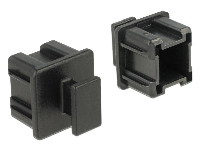 EAN 4043619640126 - DeLOCK 64012 tapa de seguridad para enchufe Negro 10 pieza(s) imagen 1