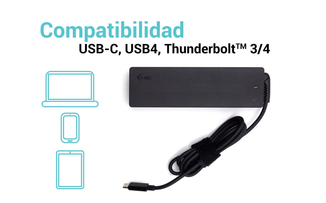 EAN 8595611706622 - i-tec CHARGER-C100W adaptador e inversor de corriente Interior Negro imagen 5