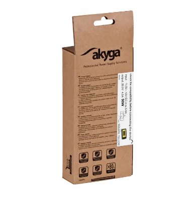 EAN 5901720133663 - Akyga AK-ND-42 adaptador e inversor de corriente Auto 90 W Negro imagen 3