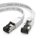 EAN 5904960297881 - Extralink LAN PATCHCORD CAT.8 U/FTP 15M 40G FLAT SHIELDED FOILED TWISTED PAIR BARE COPPER WHITE cable de  imagen 8