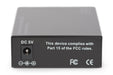 EAN 4016032445746 - Digitus DN-82124 convertidor de medio 1000 Mbit/s 1310 nm Monomodo, Multimodo Negro imagen 2
