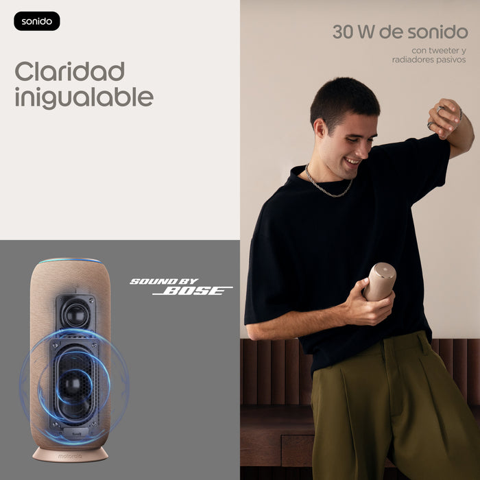 EAN 840493605371 - Motorola moto sound flow Altavoz monofónico portátil Gris pardo 30 W imagen 5