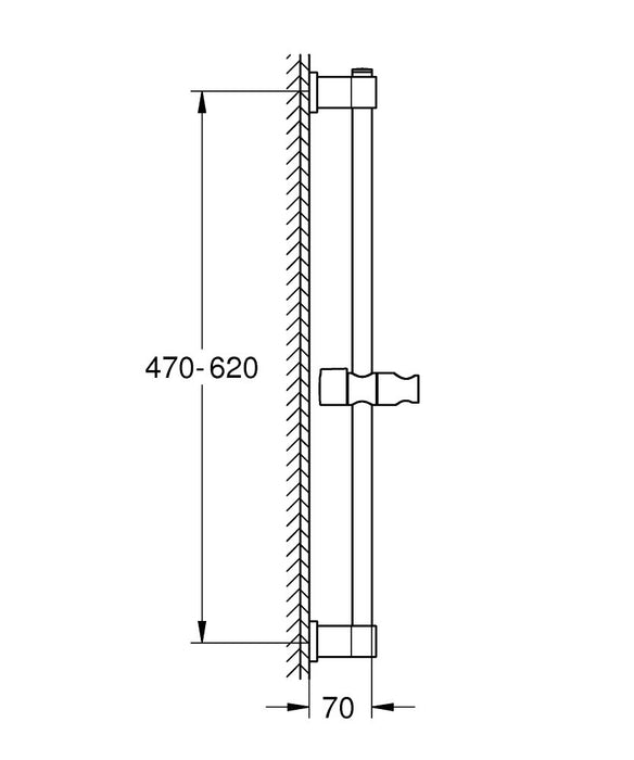 EAN 4005176681417 - GROHE Vitalio Universal soporte para ducha imagen 4