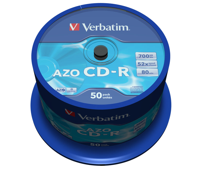 EAN 0023942433439 - Verbatim CD-R AZO Crystal 700 MB 52x 50 pieza(s) imagen 1