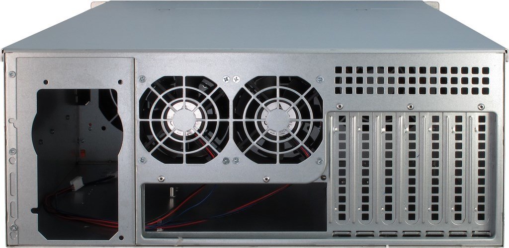 EAN 4260133126428 - Inter-Tech IPC 4U-4420 Estante Azul, Acero inoxidable imagen 6