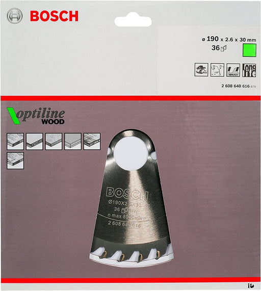 EAN 3165140194105 - Bosch ‎2608640616 hoja de sierra circular 19 cm 1 pieza(s) imagen 2