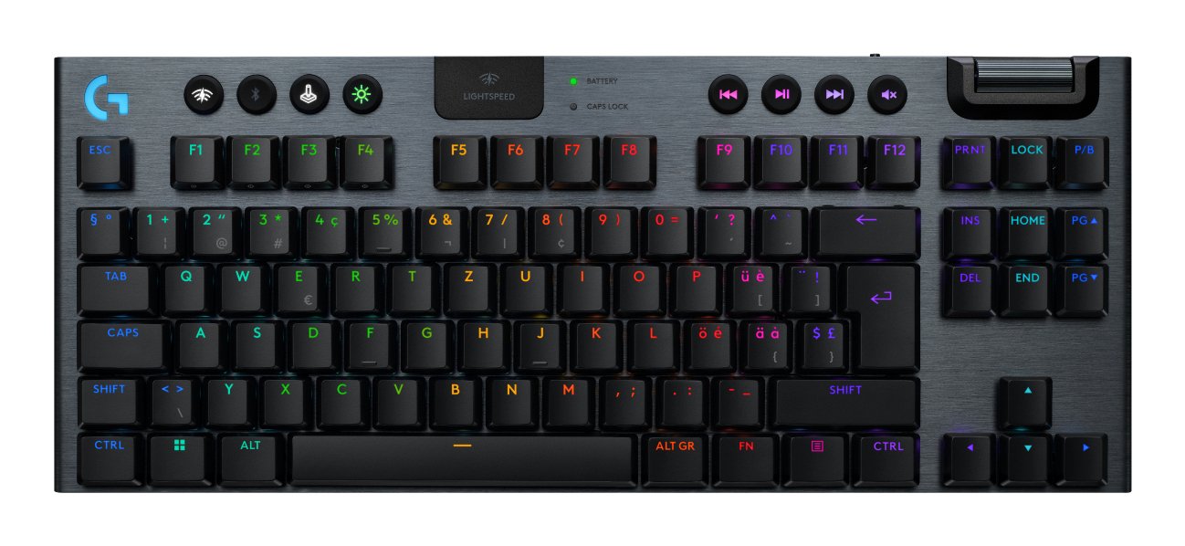 EAN 5099206121478 - Logitech G G915 X Lightspeed teclado Juego USB + RF Wireless + Bluetooth QWERTZ Suizo Negro imagen 1