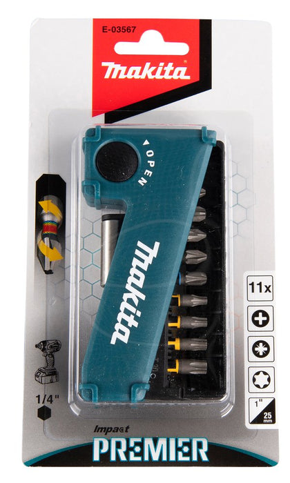 EAN 0088381570206 - Makita E-03567 punta de destornillador 11 pieza(s) imagen 3