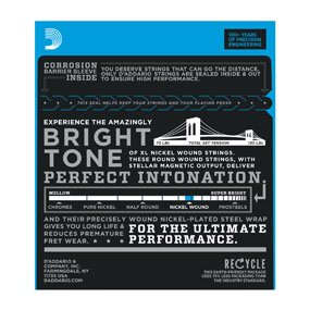 EAN 19954141356 - D'Addario EXL140 cuerda para instrumento musical Eléctrico 6 pieza(s) Acero Guitarra imagen 2