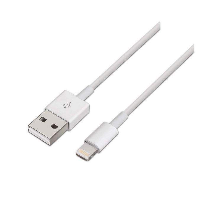 EAN 8436574700350 - AISENS A102-0036 cable de conector Lightning 2 m Blanco imagen 1