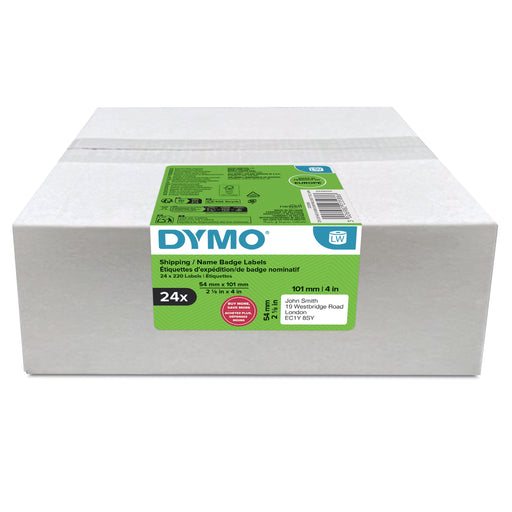 EAN 3026982235886 - DYMO etiketten LabelWriter ft 101 x 54 mm, wit, 220 etiketten, multipack van 24 rollen Blanco imagen 1