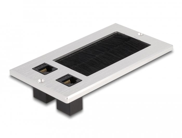 EAN 4043619668960 - DeLOCK 66896 toma de corriente 2 x RJ-45 Negro, Blanco imagen 1