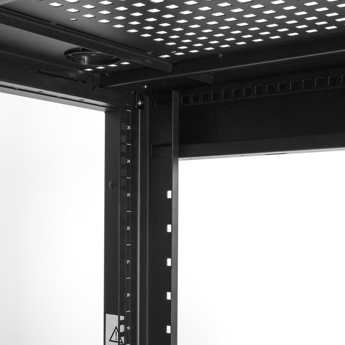EAN 65030870283 - StarTech.com RK2537BKM armario rack Rack o bastidor independiente Negro imagen 6