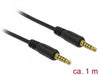 EAN 4043619856961 - DeLOCK 85696 cable de audio 1 m 3,5mm Negro imagen 1