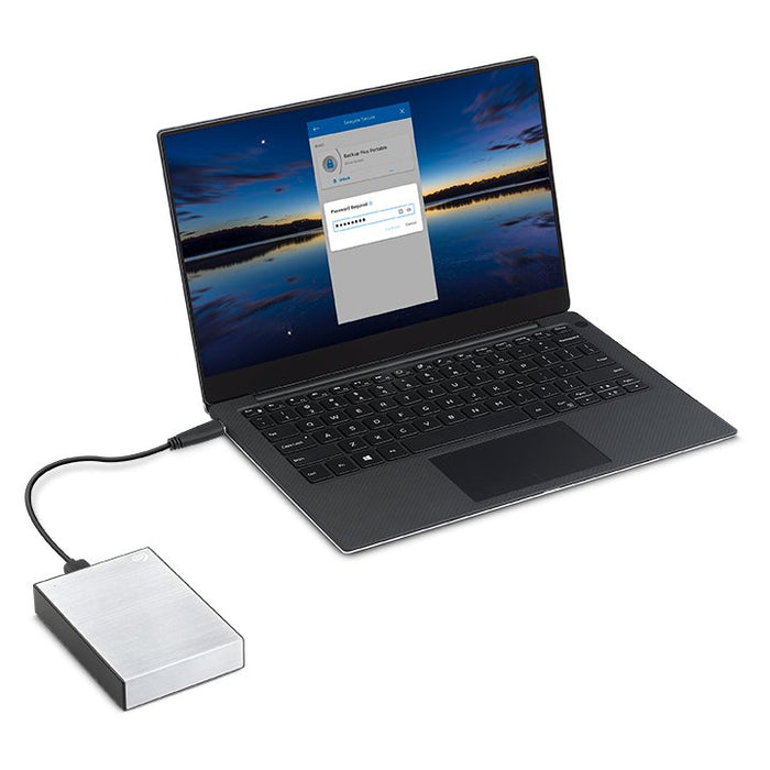 EAN 0763649167892 - Seagate One Touch STKZ5000401 disco duro externo 5 TB 3.5" USB Tipo C 3.2 Gen 1 (3.1 Gen 1) Negro, Plata imagen 8