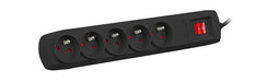 EAN 5901969431131 - NATEC NSP-1713 limitador de tensión Negro 5 salidas AC 1,5 m imagen 4