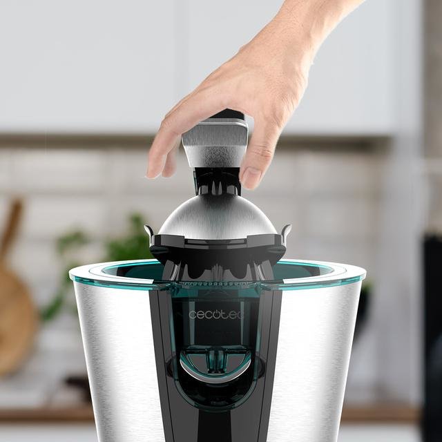 EAN 8435484033534 - Cecotec Hyden 600 prensa de cítricos eléctricos 600 W Negro, Acero inoxidable imagen 3