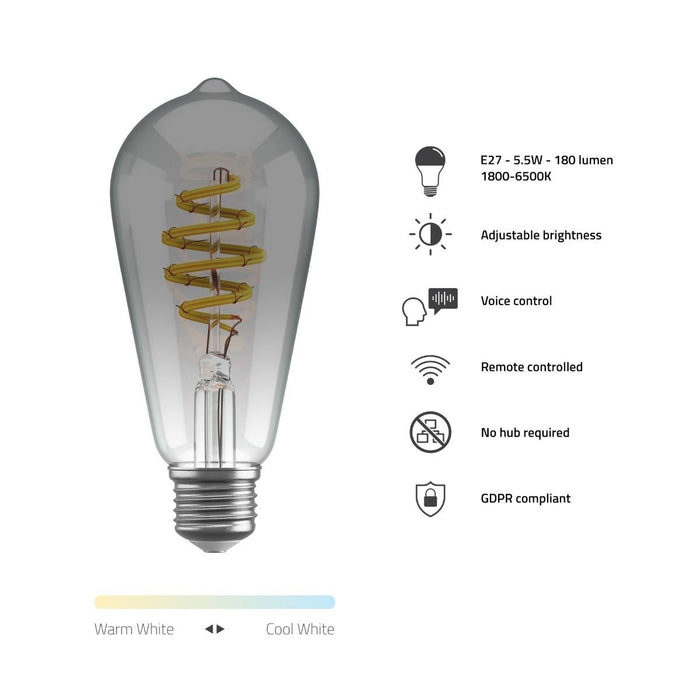 EAN 8719323918153 - Hombli HBEB-0211 iluminación inteligente Bombilla inteligente Wi-Fi 5,5 W imagen 3
