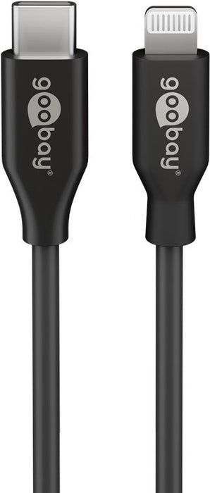 EAN 4040849394478 - Goobay 39447 cable de conector Lightning 2 m Negro imagen 1