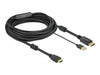 EAN 4043619859672 - DeLOCK 85967 adaptador de cable de vídeo HDMI tipo A (Estándar) DisplayPort + USB Type-A Negro imagen 1