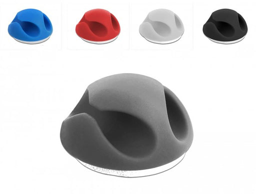 EAN 4043619182961 - DeLOCK 18296 organizador de cables Escritorio/pared Soporte para cables Negro, Azul, Gris, Rojo, Blanco 1 imagen 1