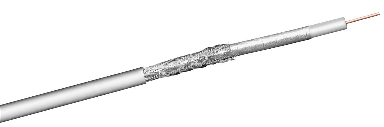 EAN 4040849275289 - Goobay 27528 cable coaxial 100 m No Blanco imagen 1