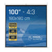 EAN 8435364308479 - iggual PSIMS180 pantalla de proyección 2,54 m (100") 1:1 imagen 17