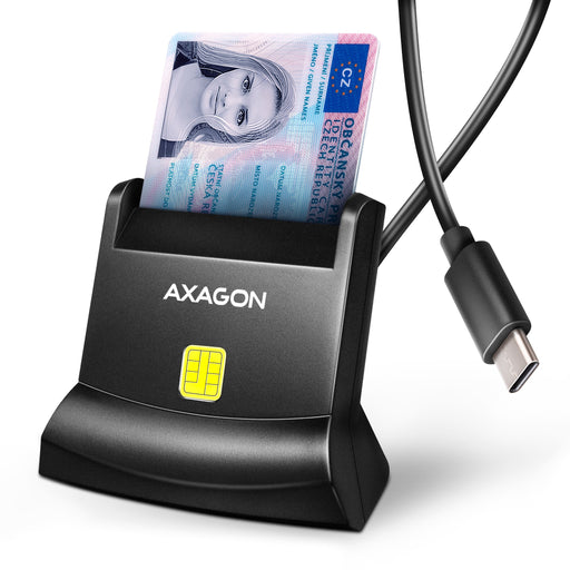 EAN 8595247909947 - Axagon CRE-SM4NC lector de tarjeta inteligente Interior USB USB 2.0 Negro imagen 1