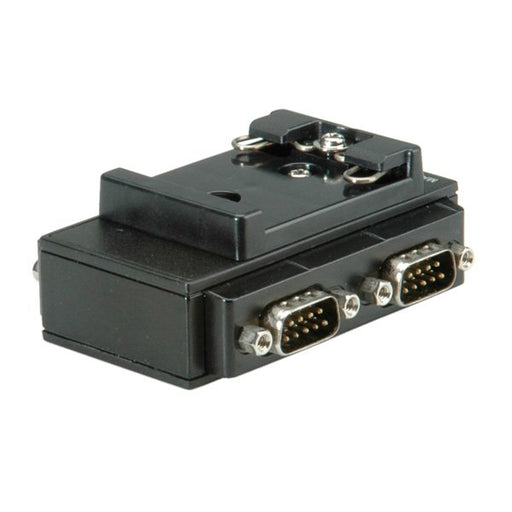 EAN 7611990194834 - ROLINE USB 2.0 to RS232 Adapter, for DIN Rail 4 Ports Negro imagen 1