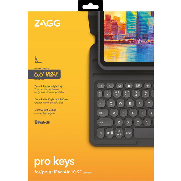 EAN 840056108240 - ZAGG Pro Keys Alemán Bluetooth Negro imagen 9