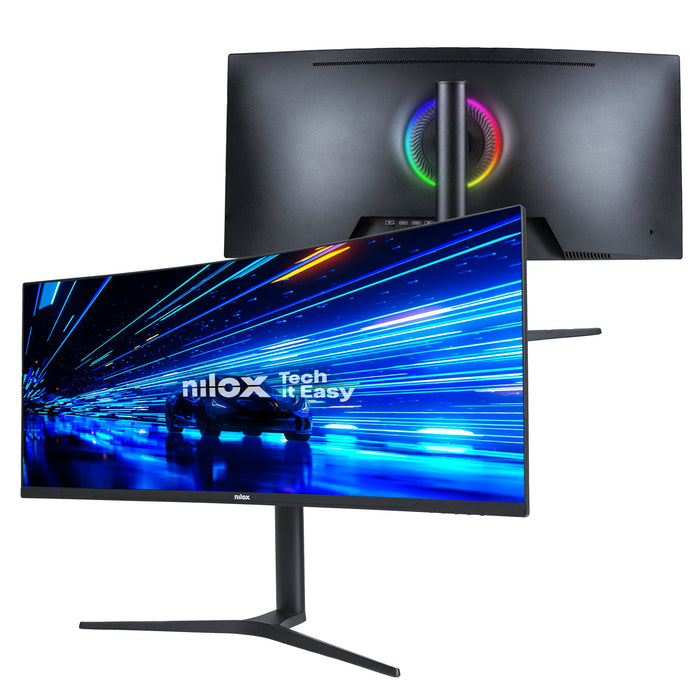 EAN 8431775035331 - Nilox MONITOR 34" NXM344KD11 ULTRAWIDE 4K CURVO 144HZ 2HDMI 2DP 1MS MMDIA pantalla para PC 86,4 cm (34")  imagen 3