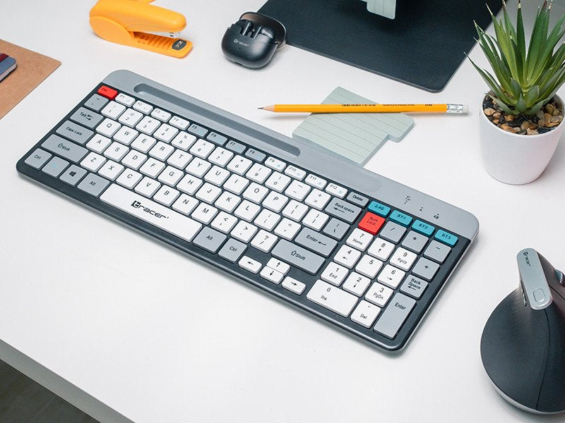 EAN 5907512879184 - Tracer SHARP RF (2.4G+BT) teclado Oficina RF Wireless + Bluetooth QWERTY Gris, Negro imagen 4