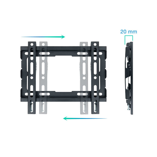 EAN 8433281011922 - TooQ LP1043F-B soporte para TV 109,2 cm (43") Negro imagen 2