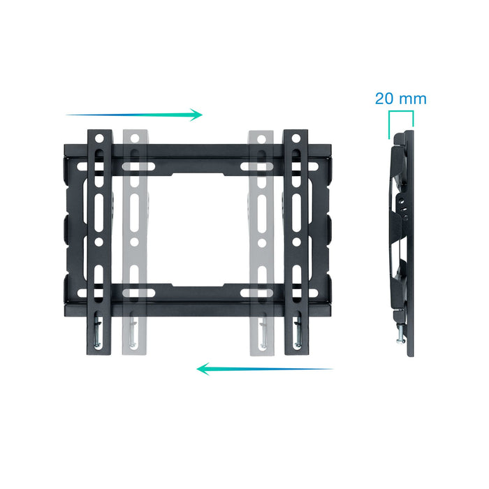 EAN 8433281011922 - TooQ LP1043F-B soporte para TV 109,2 cm (43") Negro imagen 2