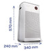 EAN 8718546312137 - Clean Air Optima CA510ProSmart purificador de aire 110 m² 55 dB 45 W Blanco imagen 5