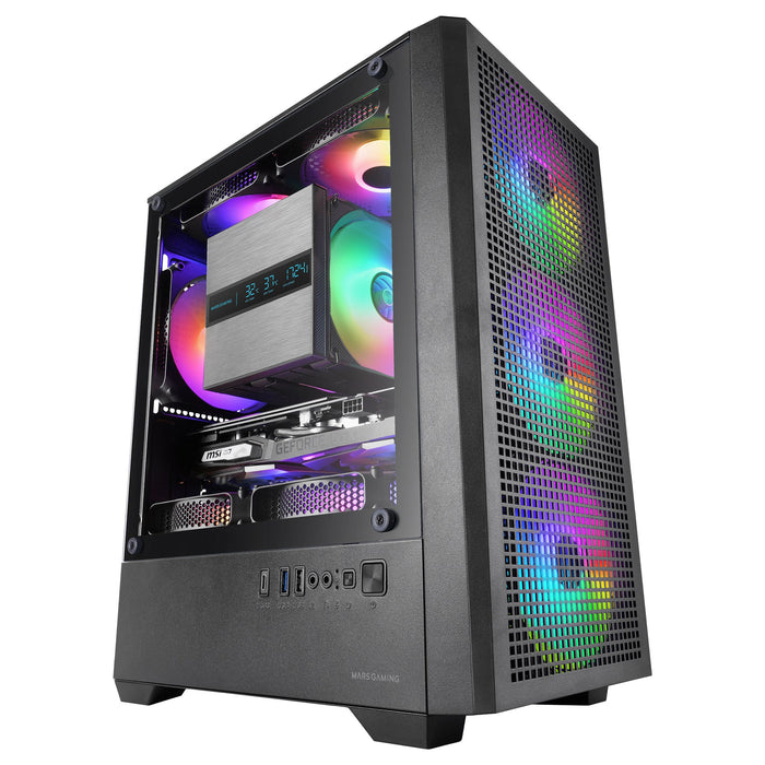 EAN 8435693114413 - Mars Gaming MCVECTOR carcasa de ordenador Mini Tower Negro imagen 2