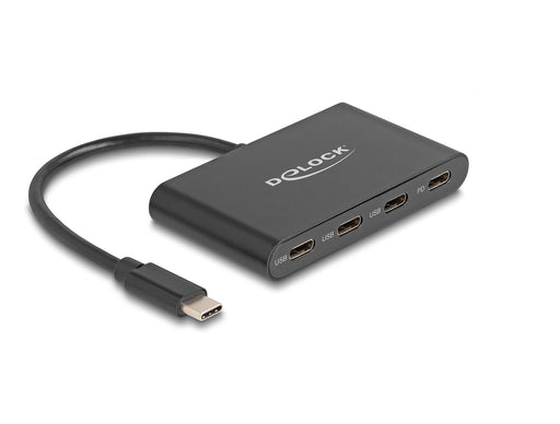 EAN 4043619641741 - DeLOCK 64174 hub de interfaz USB 3.2 Gen 1 (3.1 Gen 1) Type-C 5000 Mbit/s Negro imagen 1