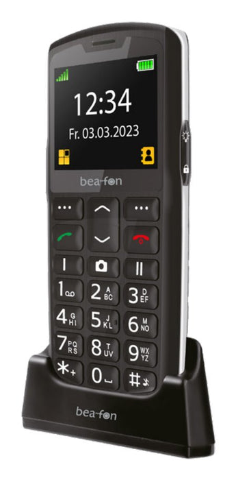 EAN 9120124824250 - Beafon SL260 LTE 5,59 cm (2.2") 90 g Negro, Plata Característica del teléfono imagen 1