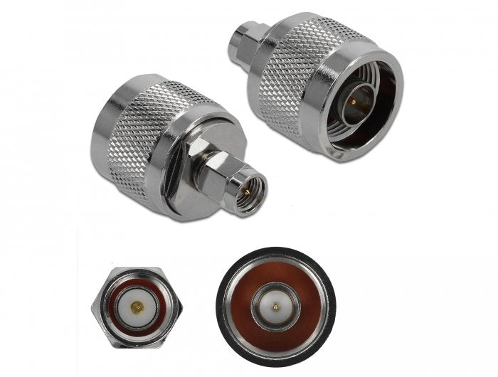 EAN 4043619899814 - DeLOCK 89981 cambiador de género para cable SMA Níquel imagen 1