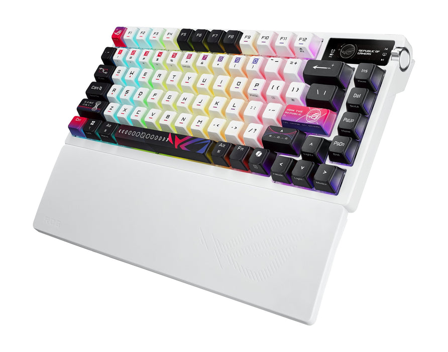 EAN 4711387897355 - ASUS ROG Azoth X teclado Juego USB + RF Wireless + Bluetooth Negro, Blanco imagen 6