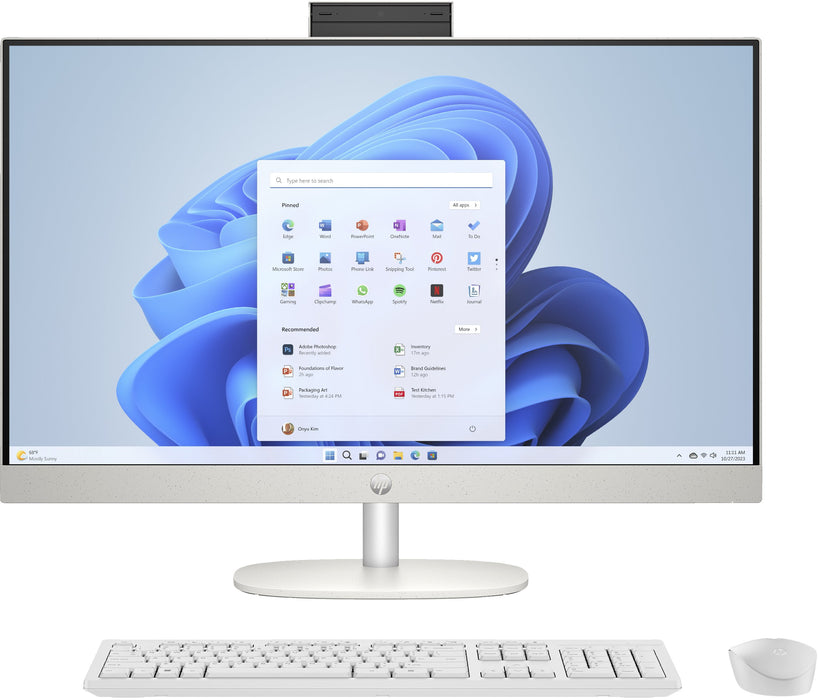 EAN 0197961928600 - HP 27-cr0025ns AMD Ryzen™ 3 7320U 68,6 cm (27") 1920 x 1080 Pixeles PC todo en uno 8 GB LPDDR5-SDRAM 512  imagen 1