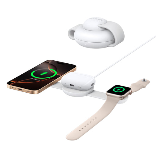 EAN 0194644205928 - Anker B25M8H21 cargador de dispositivo móvil Auriculares, Auriculares, Smartphone, Reloj inteligente Blan imagen 2