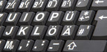 EAN 5707795008147 - Logickeyboard XLPrint teclado Oficina USB QWERTZ Alemán Aluminio, Negro imagen 3