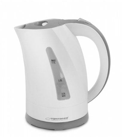 EAN 5901299949184 - Esperanza EKK022 tetera eléctrica 1,7 L 2200 W Gris, Blanco imagen 1
