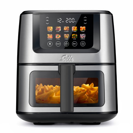 EAN 7611210979784 - Solis Air Fry & Dry XL Sencillo 7,5 L Independiente 1870 W Freidora de aire caliente Negro, Plata imagen 1