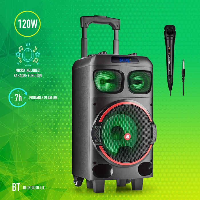 EAN 8435430620108 - NGS WILD DUB ZERO Altavoz portátil estéreo Negro 120 W imagen 7